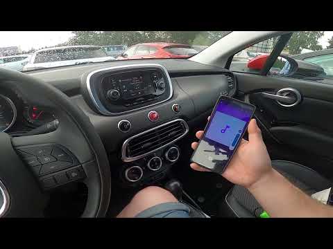 How to Play Music from Smartphone via Bluetooth in Fiat 500X Crossover ( 2014 – 2018 )