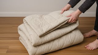 10 Dakikada Hiç Kalıp Kullanmadan Çok Kolay Astarlı Kapitone Yelek Dikimi