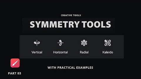 Symmetry tools tutorial|Vertical, horizontal, radial and kaleido symmetry tools|Infinite painter