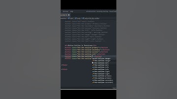 How to create button outline in bootstrap #bootstrap #outline #button #shorts