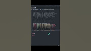 How to create button outline in bootstrap #bootstrap #outline #button #shorts