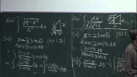 Lec35 微積分(一) 第七章　Techniques of Integration