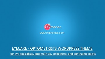 Eyecare: Optometrists WordPress Theme