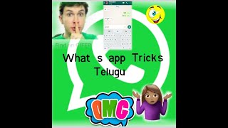 What s app tricks Telugu Secret chat in what s app fake chat Telugu screenshot 3
