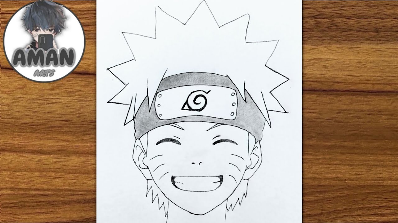How to Draw Naruto Uzumaki step by step || Naruto Drawing for beginners || Easy Anime Drawing