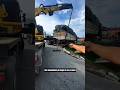 two cranes were brought in to evacuate the truck‼️😱#shortvideos #americanhistory