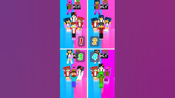 JJ vs Aaron vs Herobrine vs Mikey #fypシ #minecraft #minecraftanimation #maizen #mystreet