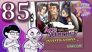 Ace Attorney Investigations: Miles Edgeworth, Ep. 85: Don't Talk - Press Buttons 'n Talk
