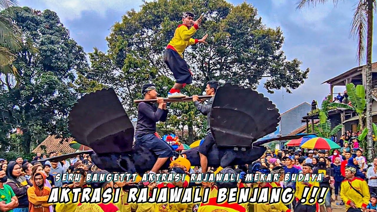 AKTRASI RAJAWALI!!! SERU BANGETT BIKIN SERU SUASANA - Seni Benjang Mekar Budaya Live Telokdengklok