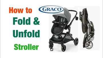 How to Fold and Unfold (Open) a Graco stroller #graco #strollers #helpful
