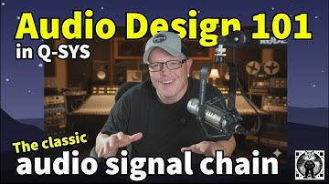 Q-SYS Audio Design 101 - De klassieke audiosignaalketen. (Deel 1 van 5)