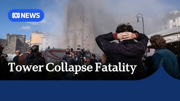 Worker dies from injuries after medieval tower collapse in Rome | ABC NEWS