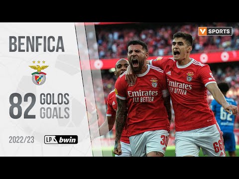 Benfica: Os 82 golos na Liga 2022/23