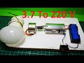 3.7 To 220 V Mini energy generator, how to make a generator at home very easy