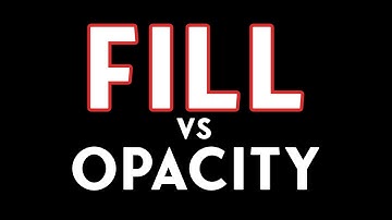 Difference Between Fill and Opacity in Photoshop and How to Exploit It in Bengali