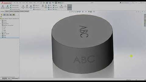 SolidWorks Tutorial for Beginners #63 - How to Create a Wrap