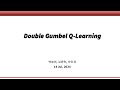🚀 Q-Learning, 이제는 더 정확하게! Double Gumbel로 잡음을 해결하다! : Double Gumbel Q-Learning