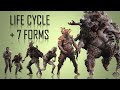 The 7 forms of infected in the last of us