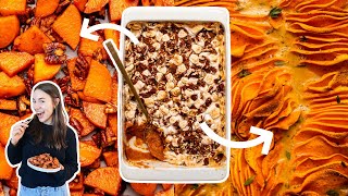 Upgrading the Sweet Potato Casserole (with 2 tasty vegan recipes!)