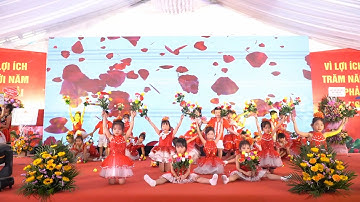 Múa: Bông hồng tặng cô ( HS khối 1) - Trường tiểu học Tàm Xá