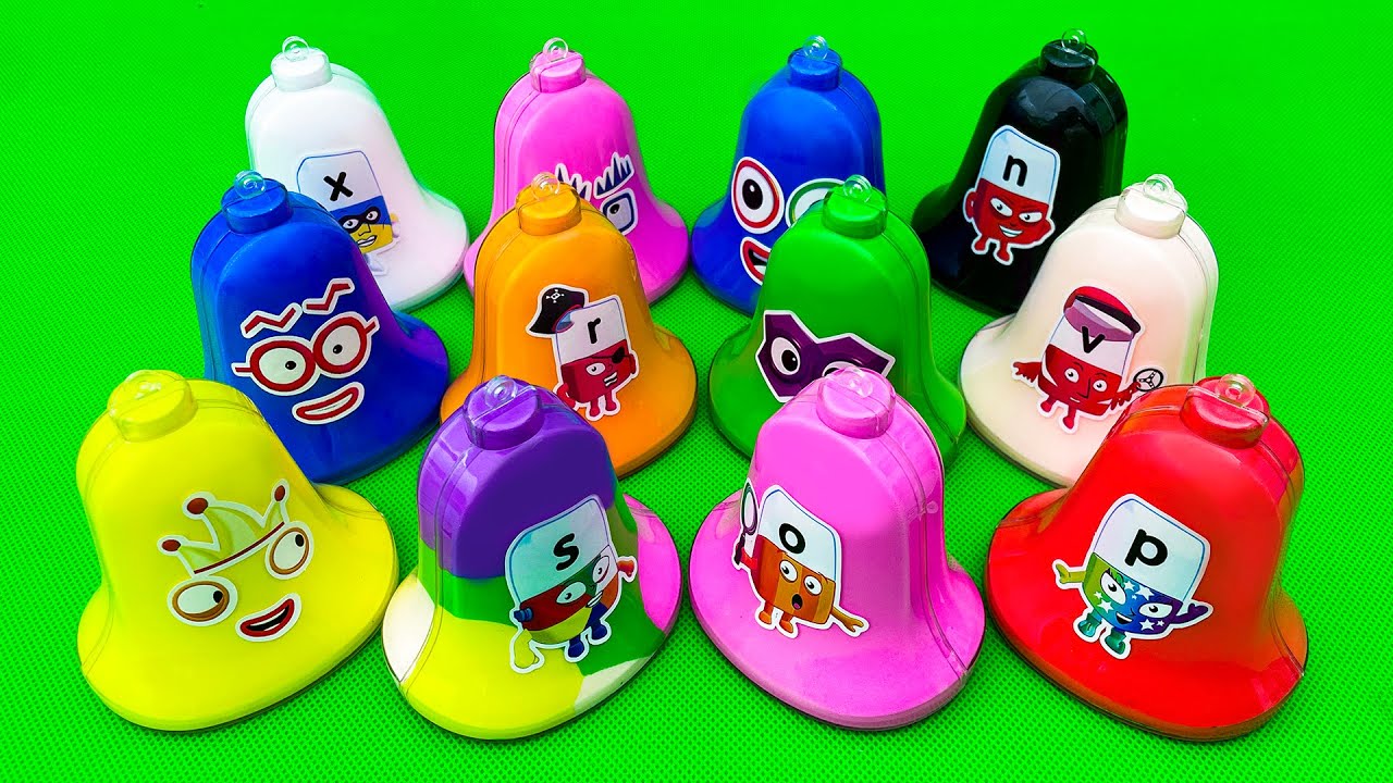 Looking Numberblocks, Alphablocks in Bell, Eggs, Cream, Mini Balls ...