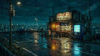 A Rainy Night Ramen Shop in Tokyo 🌙 Lofi for Studying & Sleep
