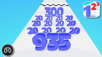 Number Master: Run and Merge - Gameplay Walkthrough Part 15 - Game Levels 126-133 (iOS, Android)