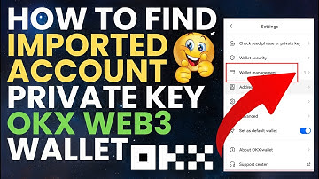 How To Find Imported Account Private Key in OKX Web3 Wallet | Crypto Wallets info