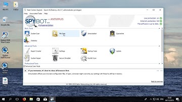 Using Spybots File Scan
