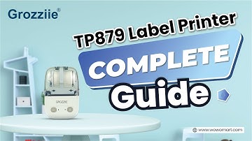 How to Use the Grozziie TP879 Thermal Label Printer | Features & Setup Guide | #thermallabelprinter