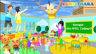 Baby Celine Jadi Guru Tk Upin Ipin Datang Upin Palsu Raksasa Yuta Panik Sakura School Simulator