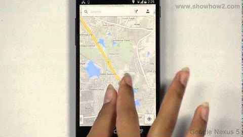 Google Nexus 5 - Maps