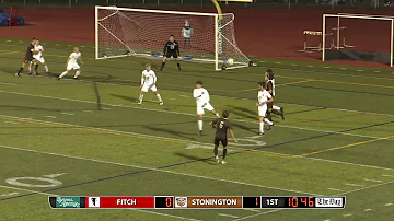 Boys' soccer highlights: Stonington 4, Fitch 1