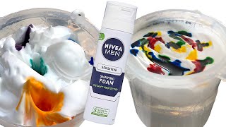 Shaving Foam - Epoxy Resin & Food Dyes - What Happens ?
