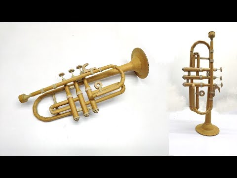 How to Make Trumpet From Cardboard - Easy DIY