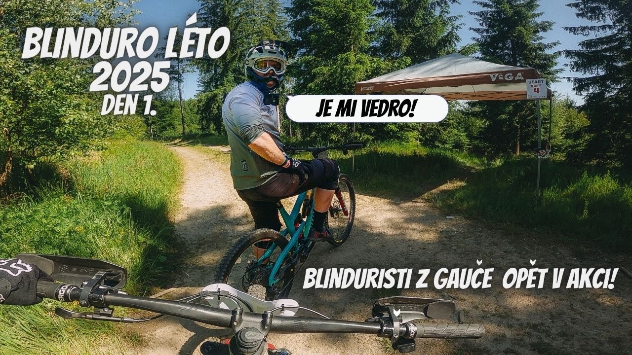 BLINDURO LÉTO 2025 den 1. - Umíráme na vedro, ale celkem nám to jede! [4K]