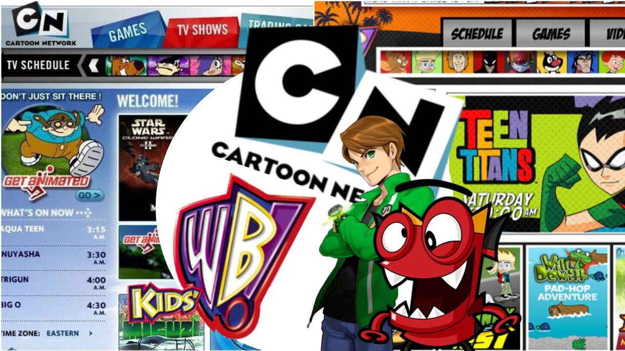 Cartoon Network's old website from back in the day when they had