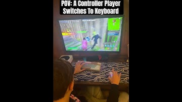 Thumbnail of POV: A Controller Player Switches To Keyboard #fortnite #keyboard #meme #plssubscribe