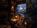 POV: you’re on a magical train during a storm 🚂 #relax #asmr #sleep #fantasy #rain #storm