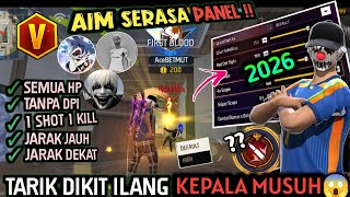 100% AUTO HEADSHOT SEMUA HP ⚙️📲 CARA SETTING SENSITIVITAS FF AUTO HEADSHOT & SETTING KONTROL + DPI😱