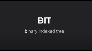Fenwick tree | Binary indexed tree