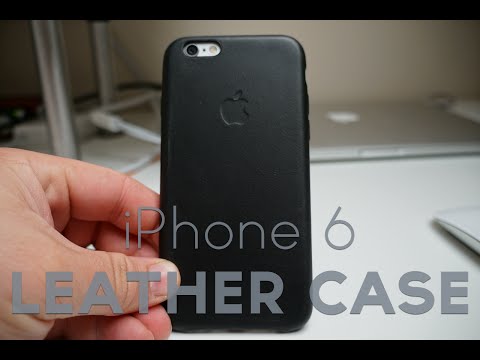 Official iPhone 6 Leather Case Review