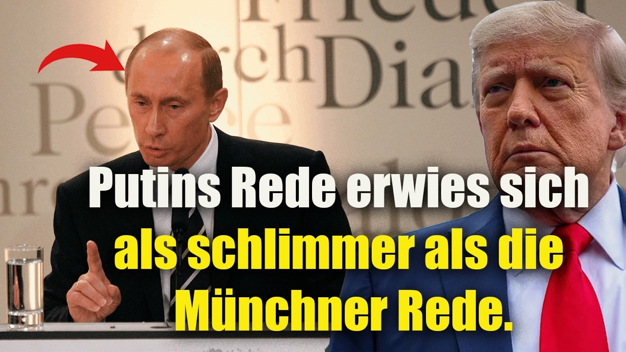 Ganz Europa bewunderte Putin – eine Rede noch erschreckender als die Münchner!