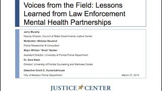 Voices from the Field: Lessons Learned from Law Enforcement Mental Health Partnerships Profile