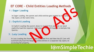 Lazy Loading in Entity Framework Core