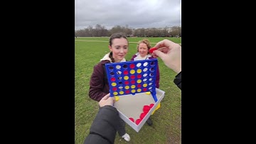 Playing random people at connect 4 #connect4 #game #public