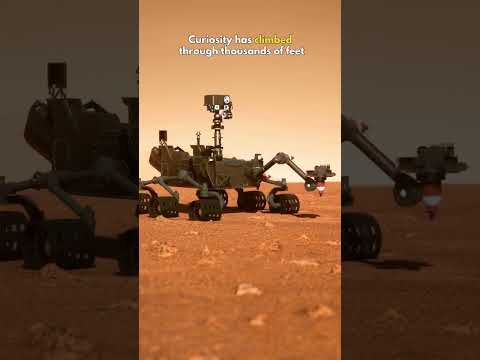 10 Years On Mars, Curiosity Finds Clear Evidence Of Water #shorts