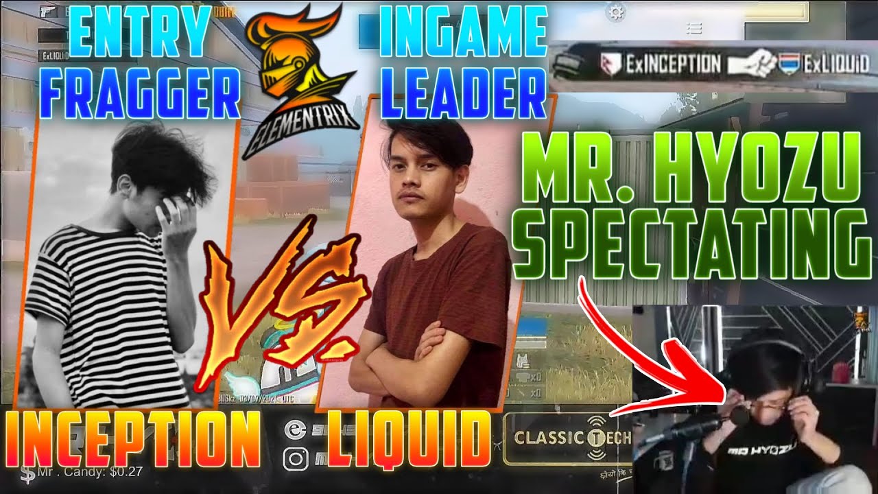 ExInception VERSUS ExLiquid 🔥 FRIENDLY TDM || Mr. Hyozu AS SPECTATOR 🤩 || PUBGM NEPAL - GAURABYT ||