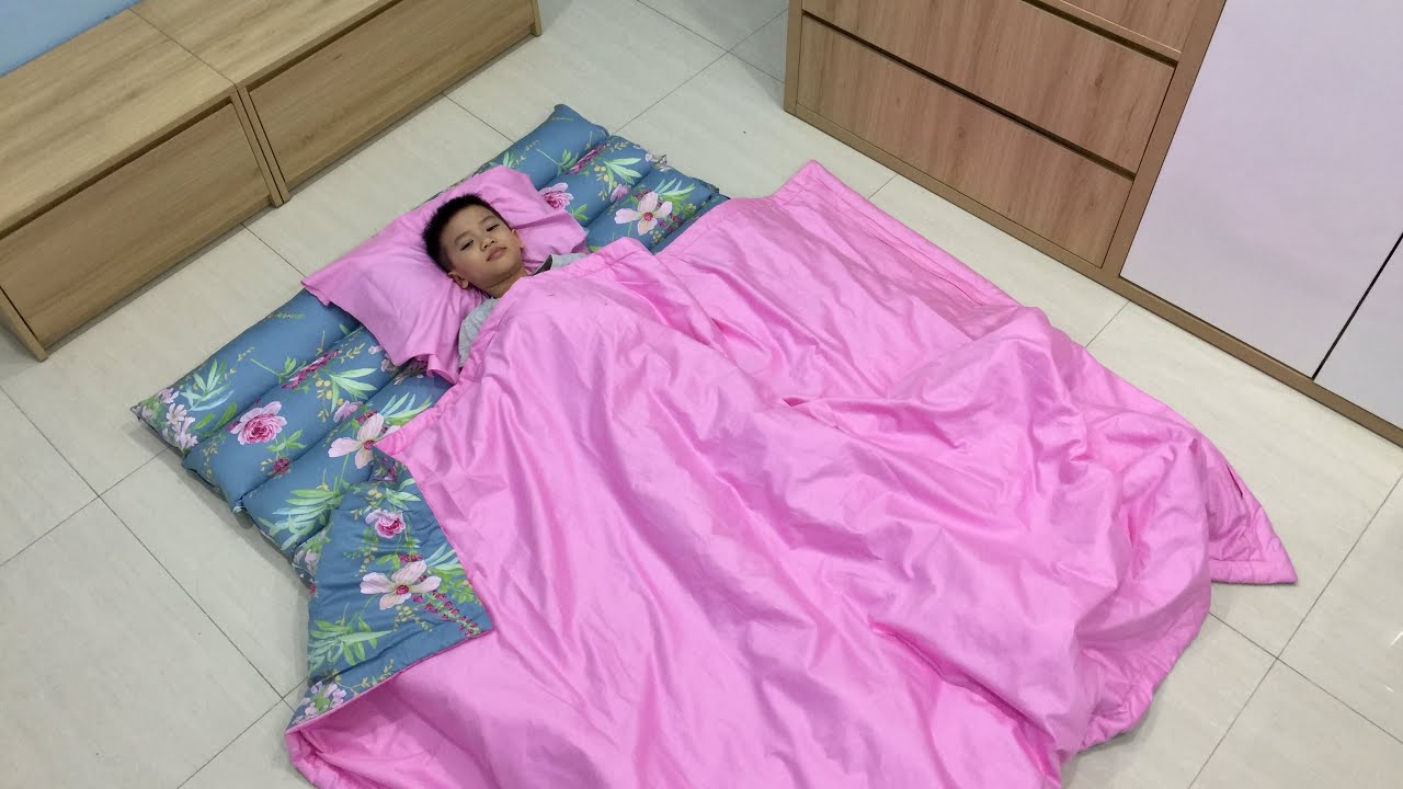 How to sew a very simple 2 sided WINTER BLANLKET /Sewing a FULL SET