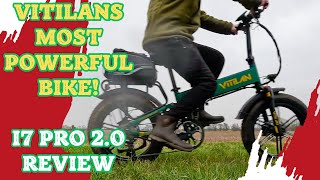 Smoothest Ride EVER!..Vitilan I7 Pro 2.0 Folding Electric Bike Review